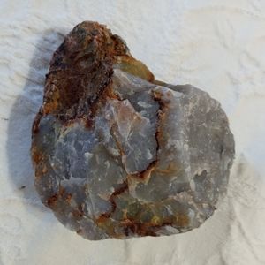 Raw Colorado smoke milk agate